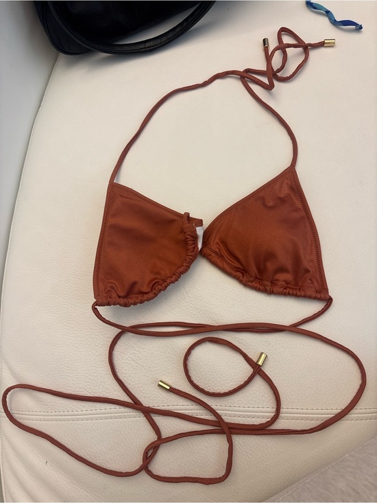 Other - Women's Triangle Bikini Top in Rust